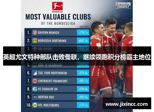 英超尤文特种部队击败曼联，继续领跑积分榜霸主地位